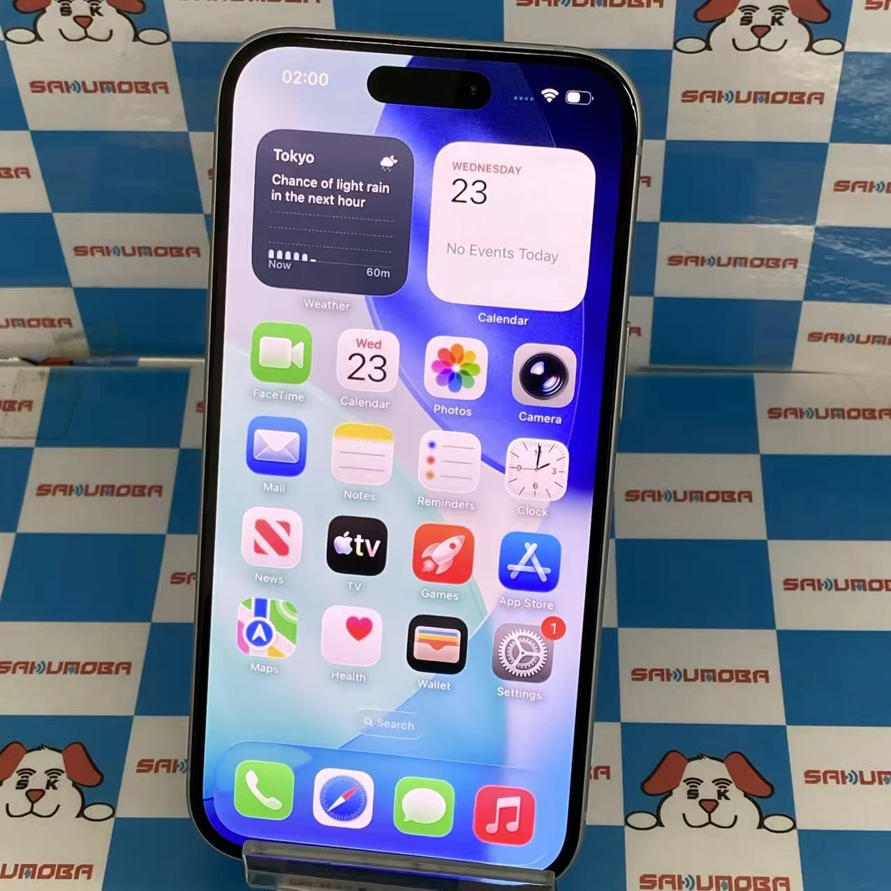 iPhone15 128GB ブルー MTML3J/A AU版SIMフリー 美品