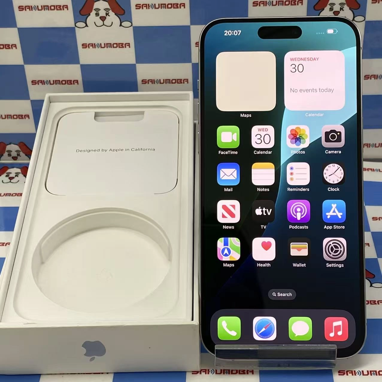 iPhone15 Pro Max 256GB ホワイトチタニウム MU6Q3J/A SIMフリー
