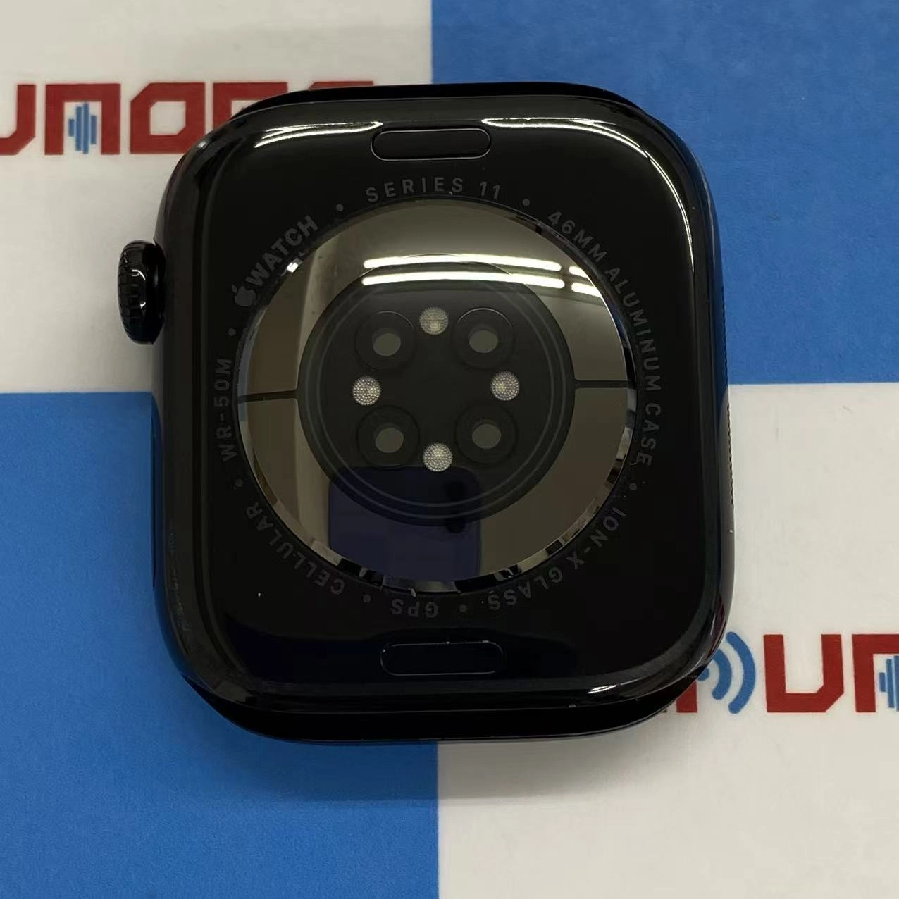 Apple Watch Series11 46mm GPS+Cellularモデル 64GB ジェットブラック MFC44J/A AU版SIMフリー 美品 au