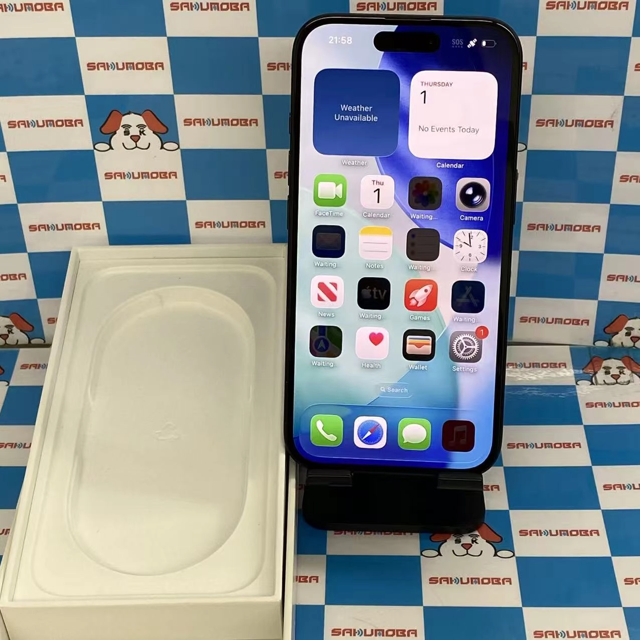 iPhone16 256GB ブラック MYDW3J/A AU版SIMフリー au