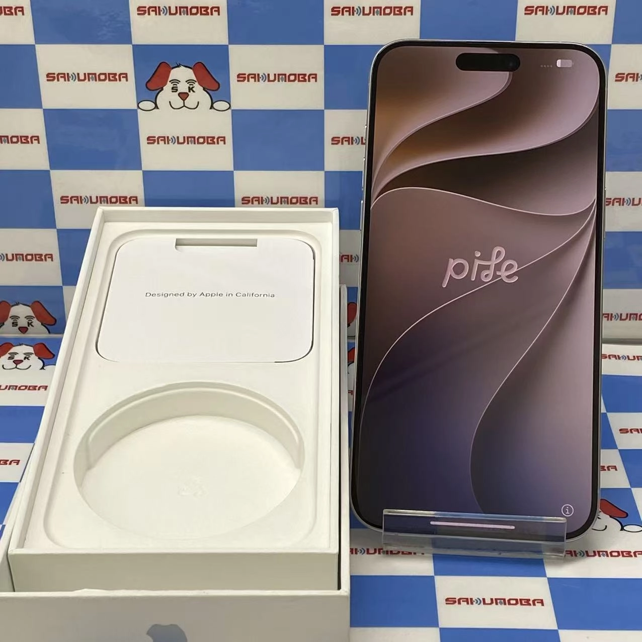 iPhone15 Pro Max 256GB ホワイトチタニウム MU6Q3J/A AU版SIMフリー 美品 au
