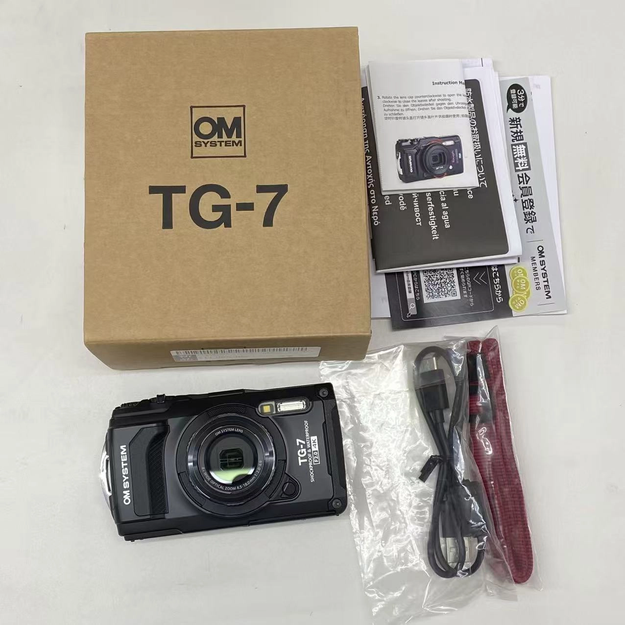OM SYSTEM Tough TG-7 ブラック IM032