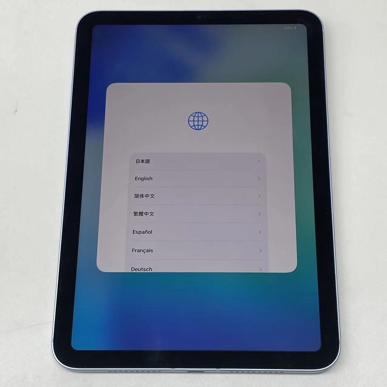iPad mini 第7世代 (A17 Pro) Wi-Fi+Cellular 128GB 4XPP3LL/A 海外版SIMフリー ジャンク品 ブルー