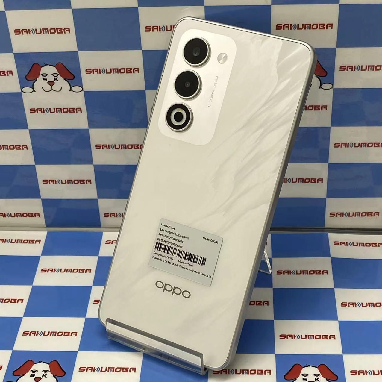 OPPO A5 5G 128GB ホワイト OPG06 AU版SIMフリー 極美品 au