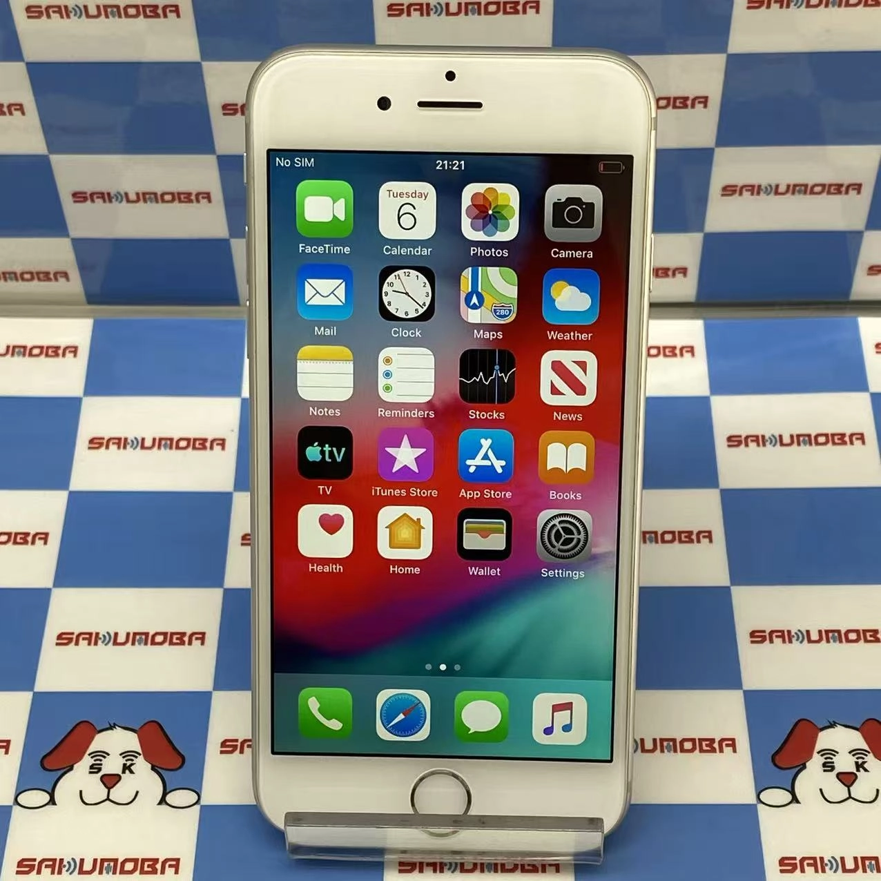 iPhone6 16GB シルバー MG482J/A au