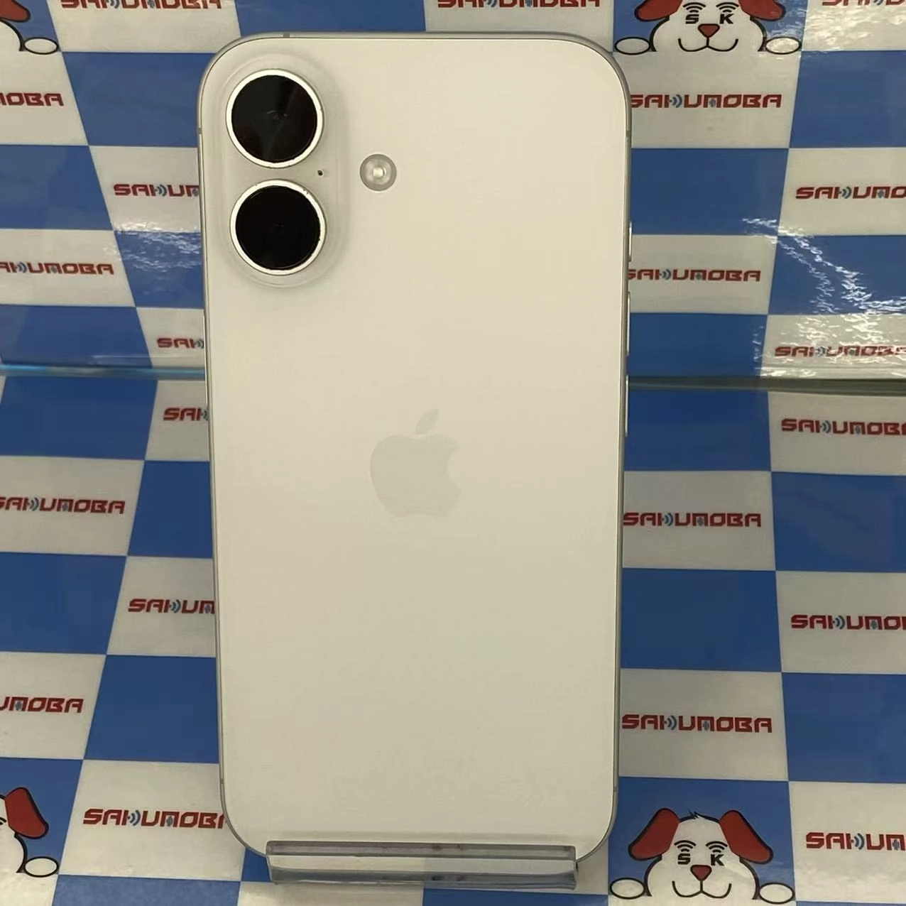 iPhone16 128GB ホワイト MYDR3J/A AU版SIMフリー au