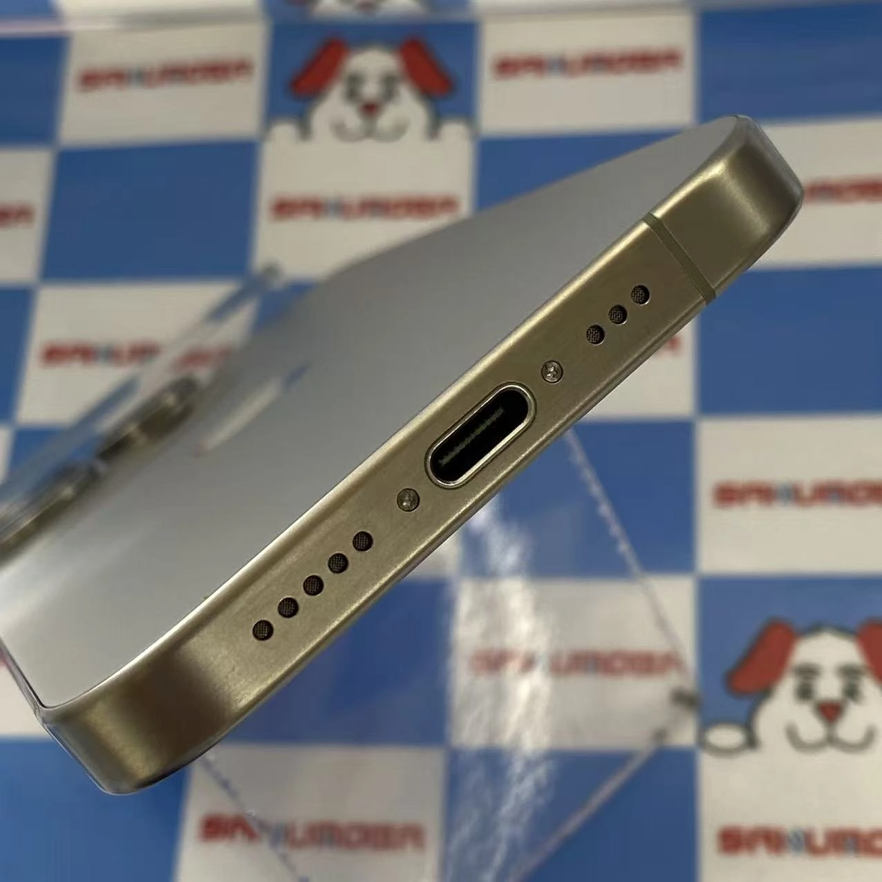 iPhone15 Pro 256GB ナチュラルチタニウム MTUF3J/A AU版SIMフリー 美品 au