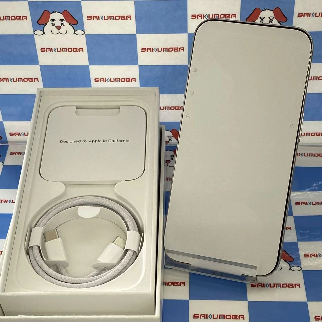 iPhone15 Pro 256GB ホワイトチタニウム NTUD3J/A SIMフリー 交換未使用品
