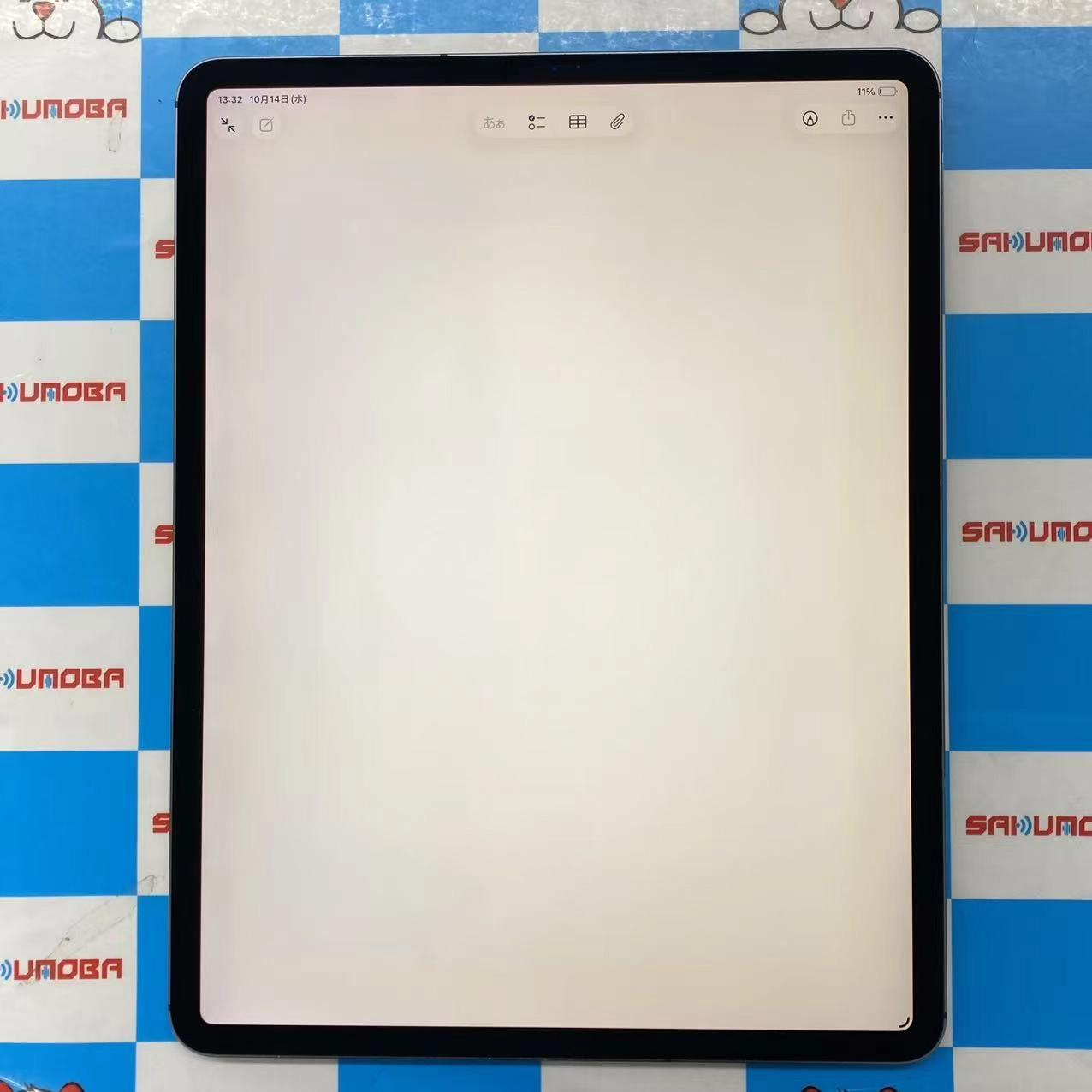 iPad Pro 12.9インチ 第3世代 Wi-Fi+Cellular モデル 256GB  MTHV2J/A SoftBank版SIMフリージャンク品 スペースグレイ