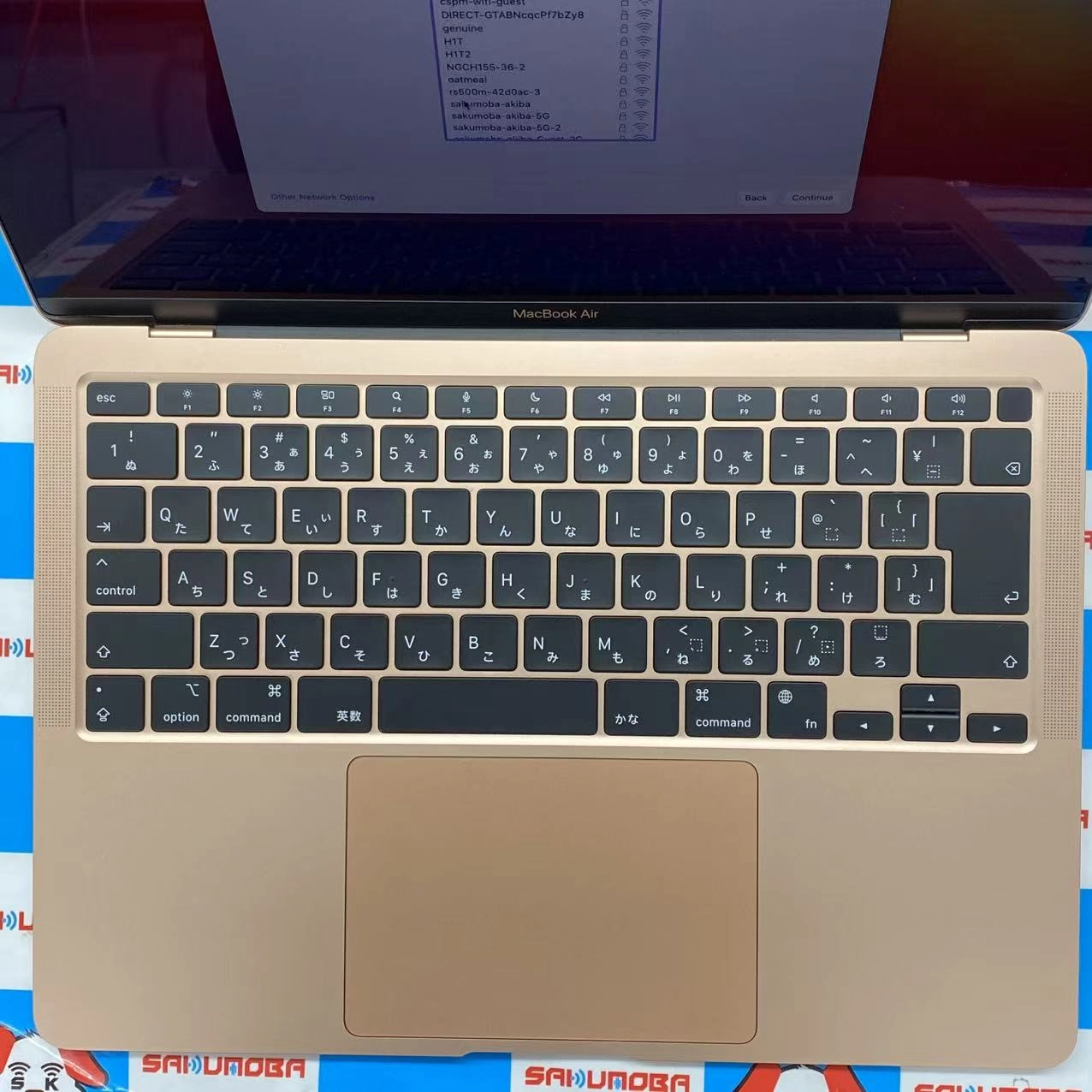 MacBook Air 13インチ Late2020 Apple M1 8GB/256GB ゴールド A2337  CPU8 GPU7