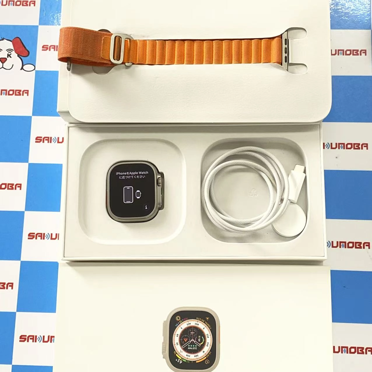Apple Watch Ultra 49mm GPS+Cellularモデル 32GB ナチュラル MQFL3J/A SIMフリー美品