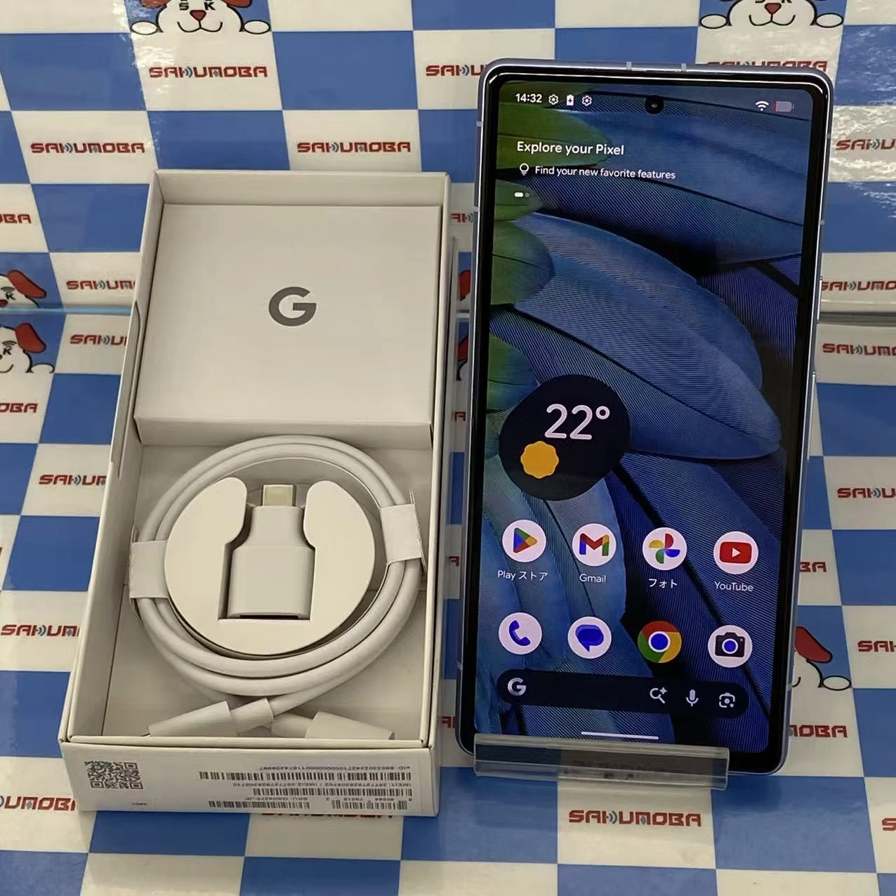 Google Pixel 7a 128GB Sea G82U8 AU版SIMフリージャンク品