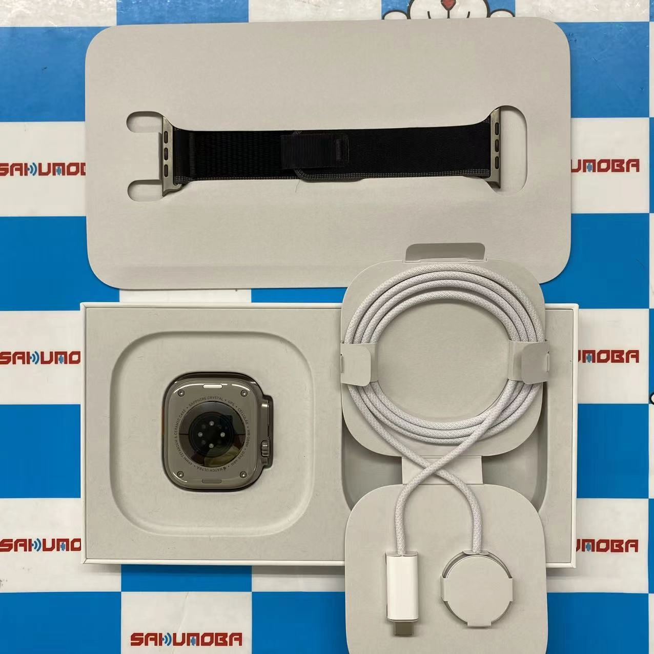 Apple Watch Ultra3 49mm GPS+Cellularモデル 64GB  MF1V4J/A SIMフリー美品 ナチュラルチタニウム