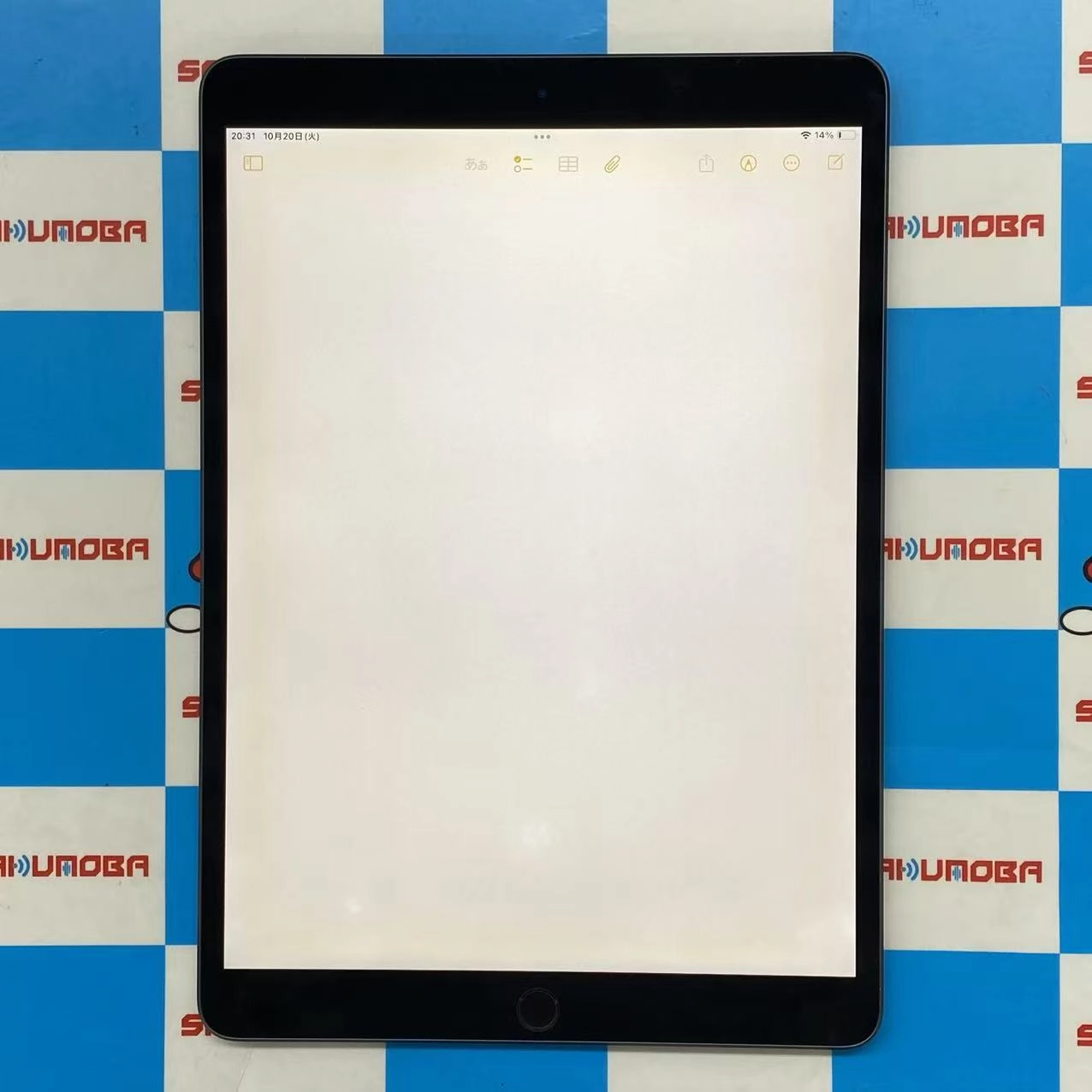 iPad Air 第3世代 Wi-Fiモデル 64GB スペースグレイ MUUJ2J/Aジャンク品