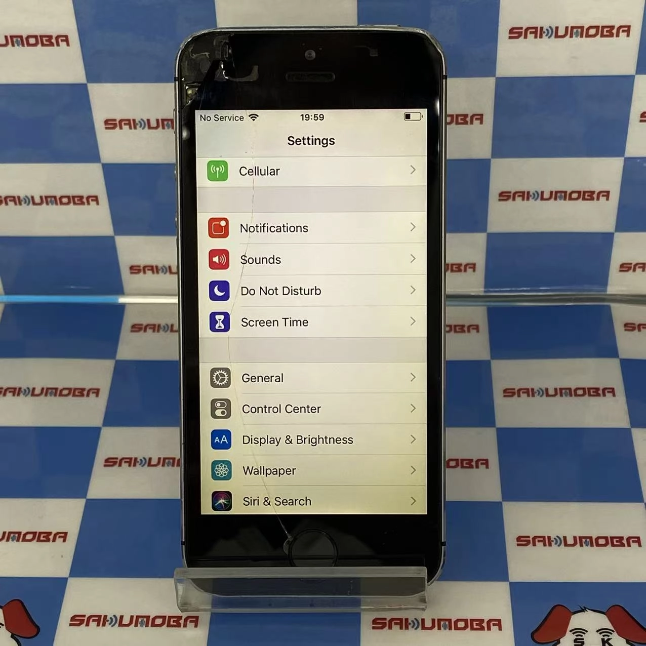 iPhone5s 32GB スペースグレイ ME335J/A docomo版SIMフリージャンク品