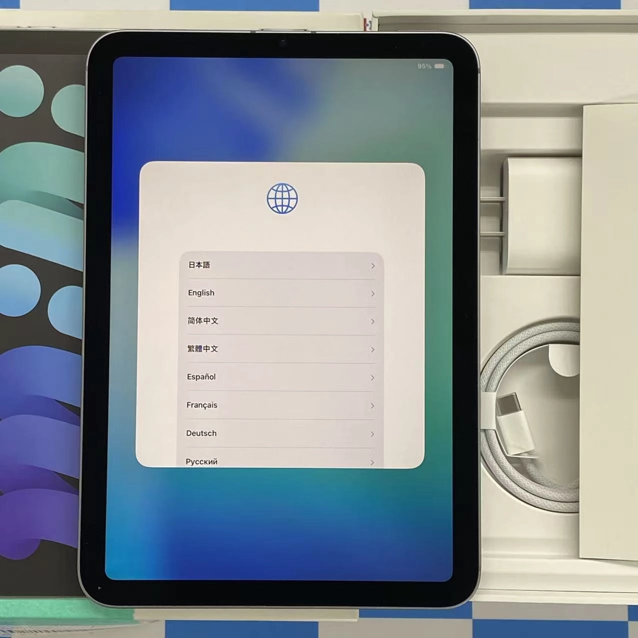 iPad mini 第7世代 Wi-Fi+Cellular 128GB スペースグレイ MXPN3J/A SoftBank版SIMフリー新品同様